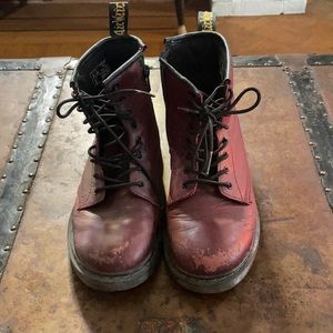 Little girls Cherry Docs